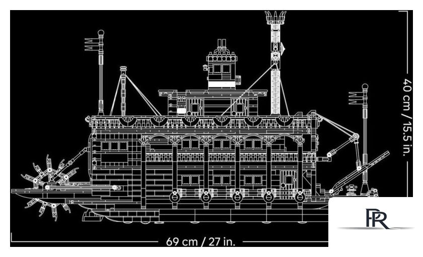 Конструктор LEGO Ideas 21356 Речной пароход - Изображение №9 — Интернет-магазин ПроЗаказ