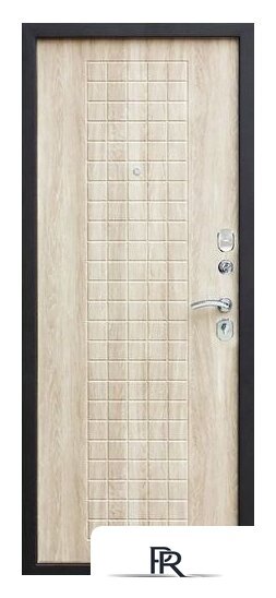 Металлическая дверь ЮрСталь Гарда 205x96 8мм (черный муар/белый ясень, правый) - Изображение №3 — Интернет-магазин ПроЗаказ