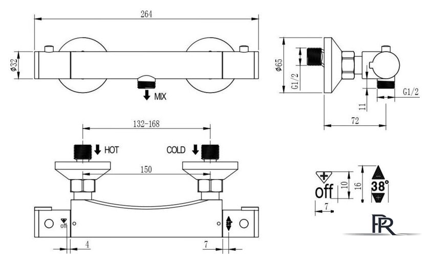 Смеситель Wellerein Termo 21term - Изображение №4 — Интернет-магазин ПроЗаказ