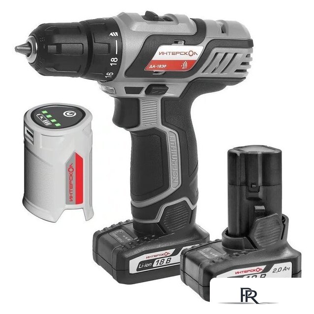 Дрель-шуруповерт Интерскол ДА-18ЭР 436.2.2.15 (с 2-мя АКБ) - Изображение №1 — Интернет-магазин ПроЗаказ