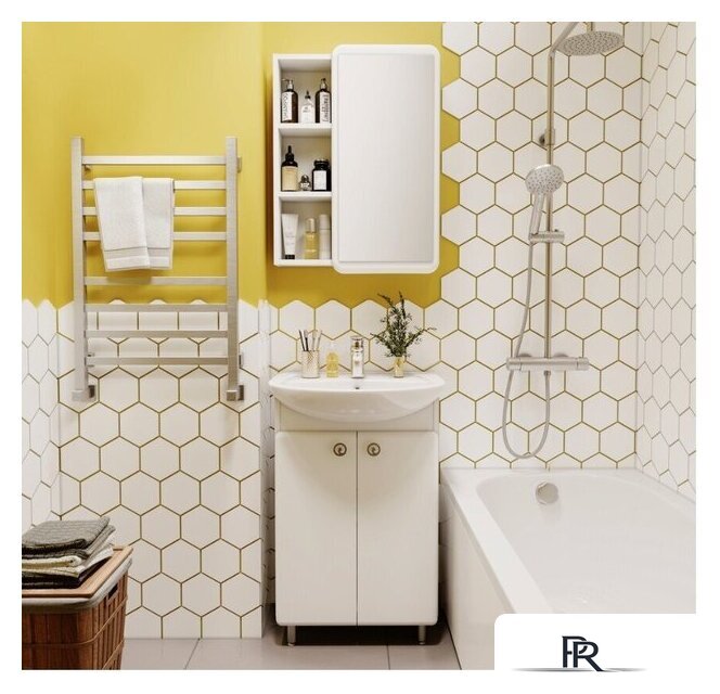  Runo Тумба под умывальник Капри 55 (напольная) - Изображение №1 — Интернет-магазин ПроЗаказ