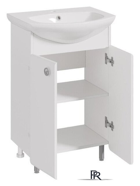  Runo Тумба под умывальник Капри 55 (напольная) - Изображение №2 — Интернет-магазин ПроЗаказ