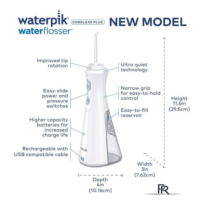 Ирригатор  Waterpik WP-492 (черный) - Изображение №4 — Интернет-магазин ПроЗаказ
