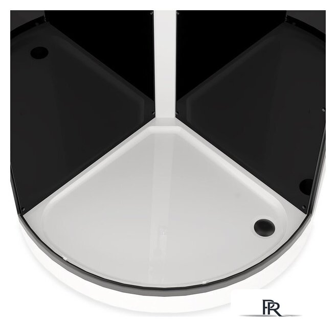 Душевая кабина Domani-Spa Simple 99 90x90 DS01Sm99LBT00.Gt-V1.2-Black - Изображение №3 — Интернет-магазин ПроЗаказ