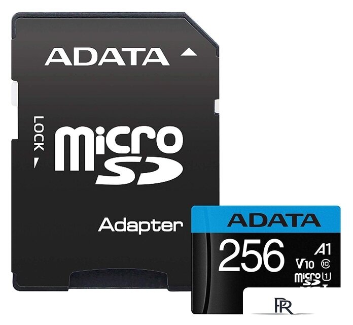 Карта памяти ADATA Premier AUSDX256GUICL10A1-RA1 microSDXC 256GB (с адаптером) - Изображение №1 — Интернет-магазин ПроЗаказ