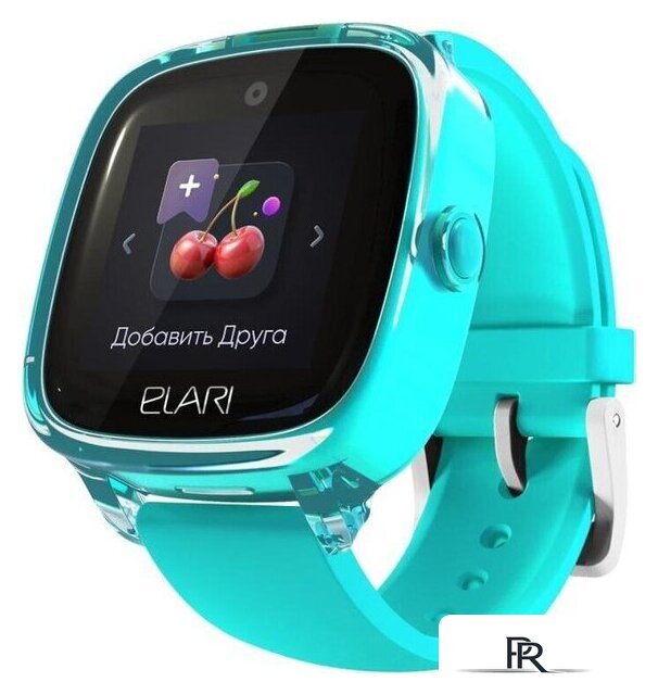 Детские умные часы Elari KidPhone Fresh 4G (бирюзовый) - Изображение №2 — Интернет-магазин ПроЗаказ