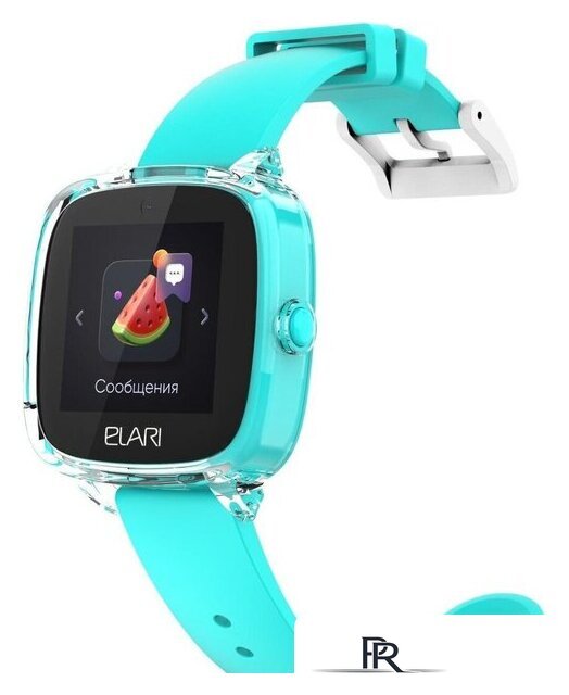 Детские умные часы Elari KidPhone Fresh 4G (бирюзовый) - Изображение №4 — Интернет-магазин ПроЗаказ