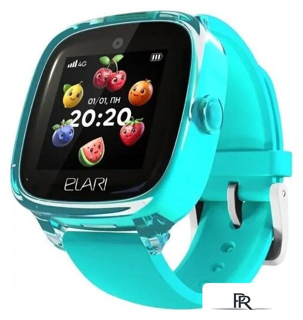 Детские умные часы Elari KidPhone Fresh 4G (бирюзовый) - Изображение №1 — Интернет-магазин ПроЗаказ