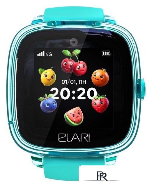 Детские умные часы Elari KidPhone Fresh 4G (бирюзовый) - Изображение №3 — Интернет-магазин ПроЗаказ