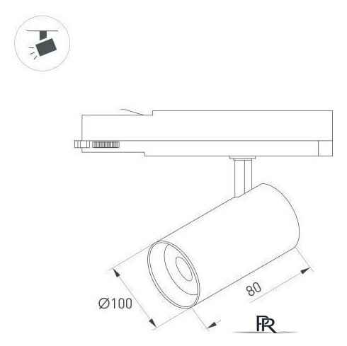 Трековый светильник Arlight LGD-NIKA-4TR-R100-20W Day4000 031111 - Изображение №2 — Интернет-магазин ПроЗаказ
