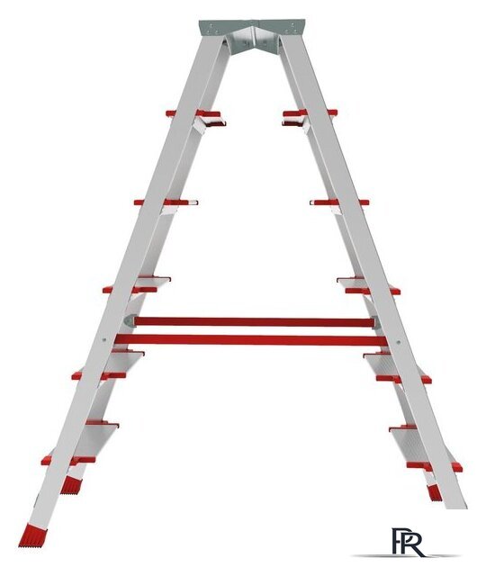 Лестница-стремянка Новая высота NV 3127 (2x6 ступеней) - Изображение №3 — Интернет-магазин ПроЗаказ