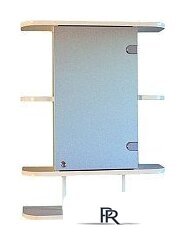  СанитаМебель Шкаф с зеркалом Камелия-03.54п (правый, белый) - Изображение №1 — Интернет-магазин ПроЗаказ