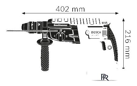 Перфоратор Bosch GBH 2-28 F Professional 0611267600 - Изображение №2 — Интернет-магазин ПроЗаказ