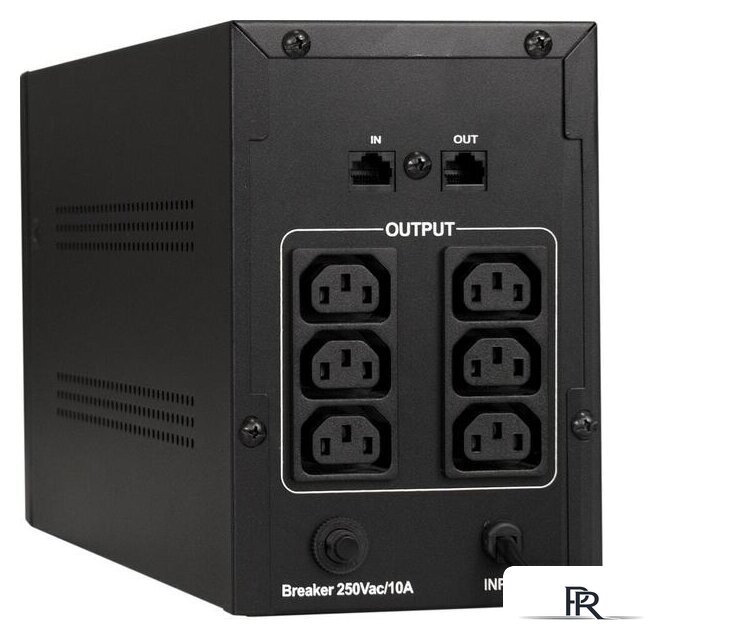 Источник бесперебойного питания ExeGate SpecialPro UNB-1000.LED.AVR.C13.RJ - Изображение №2 — Интернет-магазин ПроЗаказ