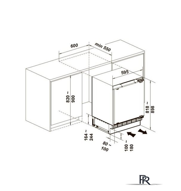 Однокамерный холодильник LEX RBI 103 DF - Изображение №2 — Интернет-магазин ПроЗаказ