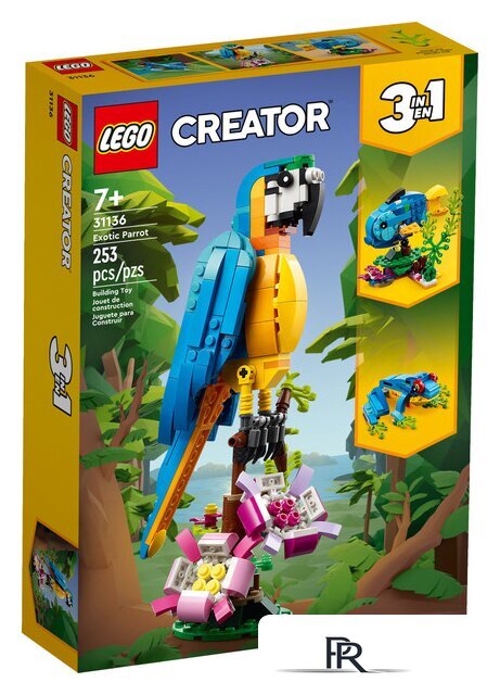 Конструктор LEGO Creator 31136 Экзотический попугай - Изображение №1 — Интернет-магазин ПроЗаказ
