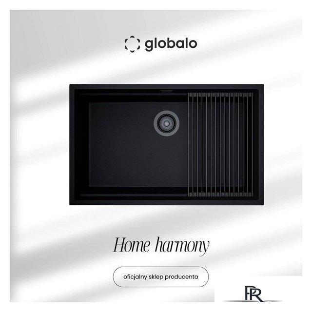 Кухонная мойка Globalo Miralio 80.1 Black/BL Mat - Изображение №1 — Интернет-магазин ПроЗаказ