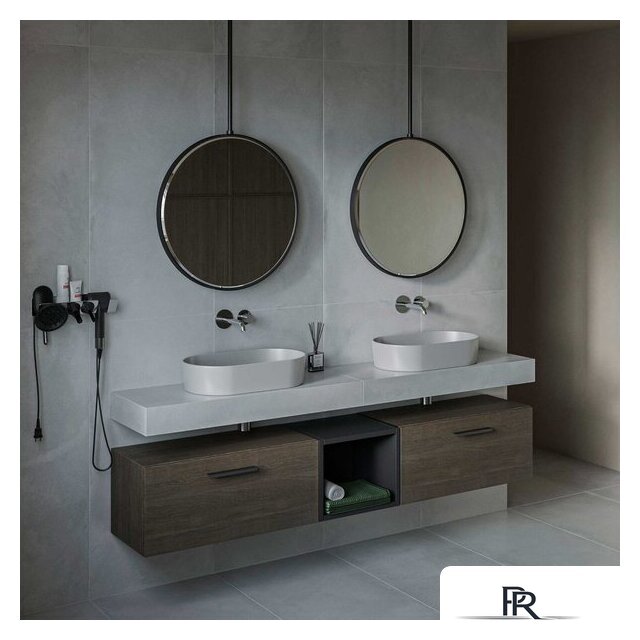 Умывальник Керамин Арена 55 ФС (серый, матовый) - Изображение №3 — Интернет-магазин ПроЗаказ