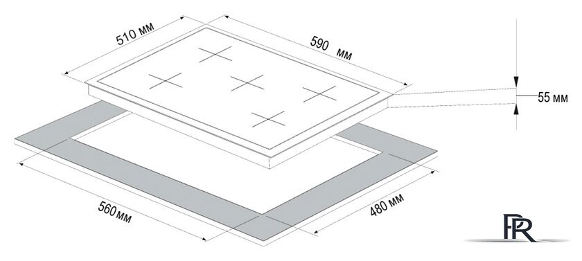 Варочная панель Korting HG 697 CTX - Изображение №2 — Интернет-магазин ПроЗаказ