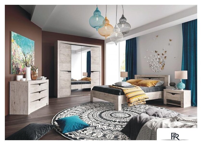 Кровать Мебельград Соренто с ортопедическим основанием 90x200 (дуб бонифаций/кофе структурный матовый) - Изображение №3 — Интернет-магазин ПроЗаказ