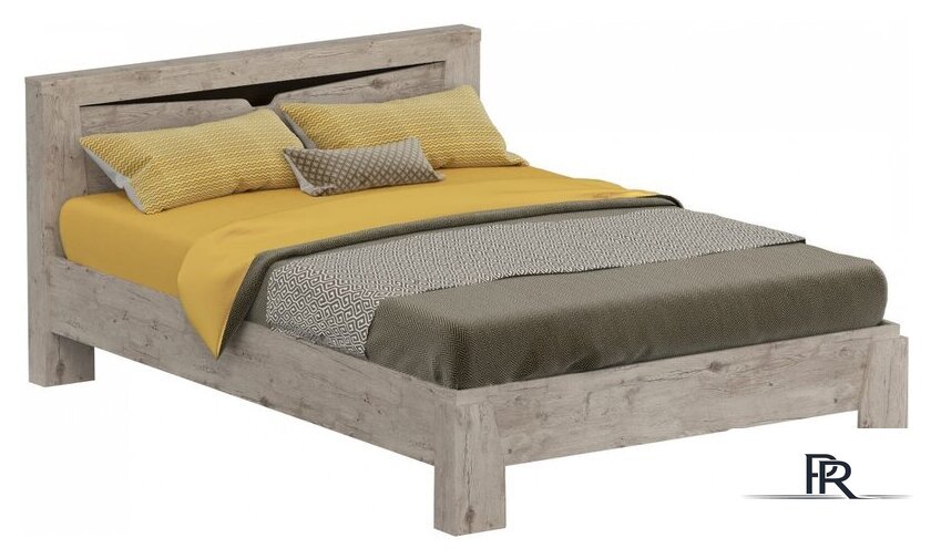 Кровать Мебельград Соренто с ортопедическим основанием 90x200 (дуб бонифаций/кофе структурный матовый) - Изображение №1 — Интернет-магазин ПроЗаказ