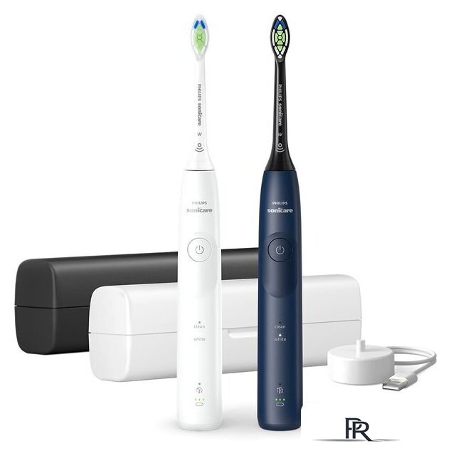 Комплект электрических зубных щеток Philips Sonicare 5500 HX7119/01 - Изображение №1 — Интернет-магазин ПроЗаказ
