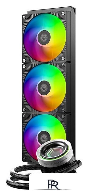 Система жидкостного охлаждения для процессора ID-Cooling FX360 INF Black - Изображение №2 — Интернет-магазин ПроЗаказ