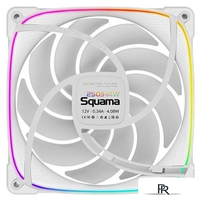 Комплект вентиляторов для корпуса Geometric Future Squama 2503-14 Triple Pack (белый) - Изображение №6 — Интернет-магазин ПроЗаказ
