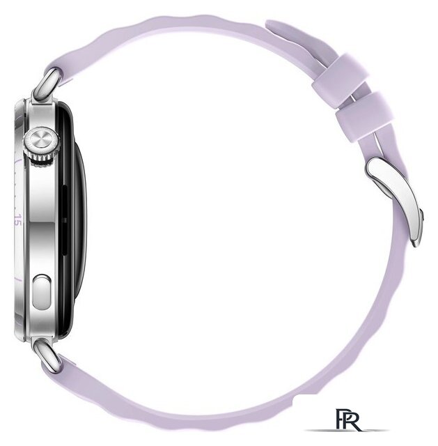 Умные часы Huawei Watch GT 6 41 мм (серебристый, с сиреневым силиконовым ремешком, международная версия) - Изображение №5 — Интернет-магазин ПроЗаказ