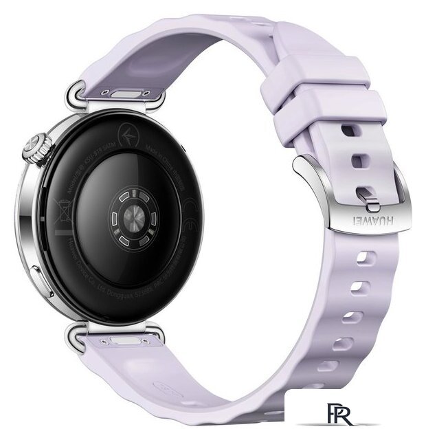 Умные часы Huawei Watch GT 6 41 мм (серебристый, с сиреневым силиконовым ремешком, международная версия) - Изображение №4 — Интернет-магазин ПроЗаказ
