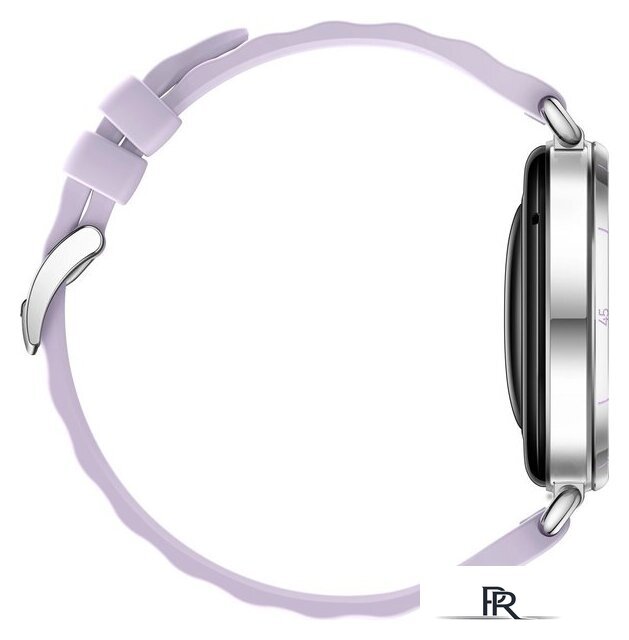 Умные часы Huawei Watch GT 6 41 мм (серебристый, с сиреневым силиконовым ремешком, международная версия) - Изображение №6 — Интернет-магазин ПроЗаказ