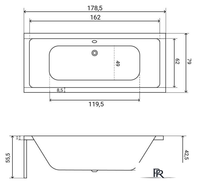 Ванна Lauter Oasis 180х80 21203080 - Изображение №29 — Интернет-магазин ПроЗаказ