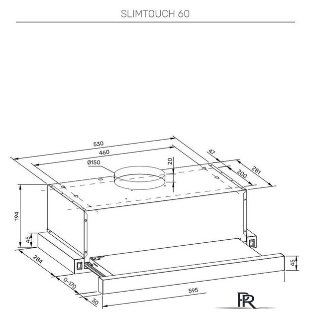 Кухонная вытяжка KUPPERSBERG Slimtouch 60 W - Изображение №7 — Интернет-магазин ПроЗаказ