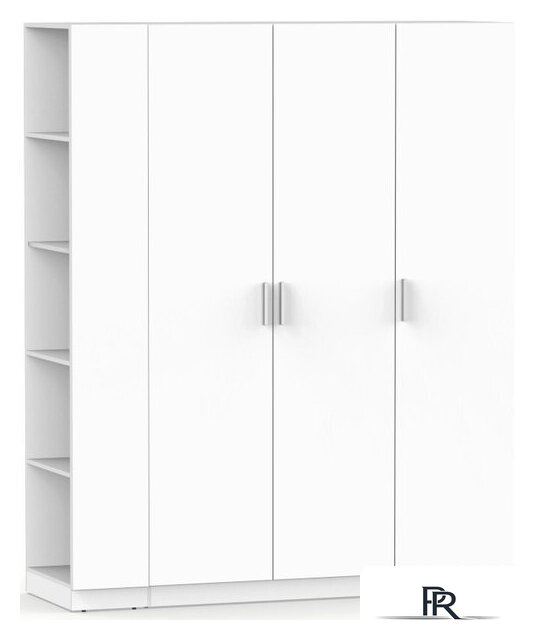 Шкаф распашной Интермебель Марсель-22 МР 01-22 (белый премиум) - Изображение №1 — Интернет-магазин ПроЗаказ