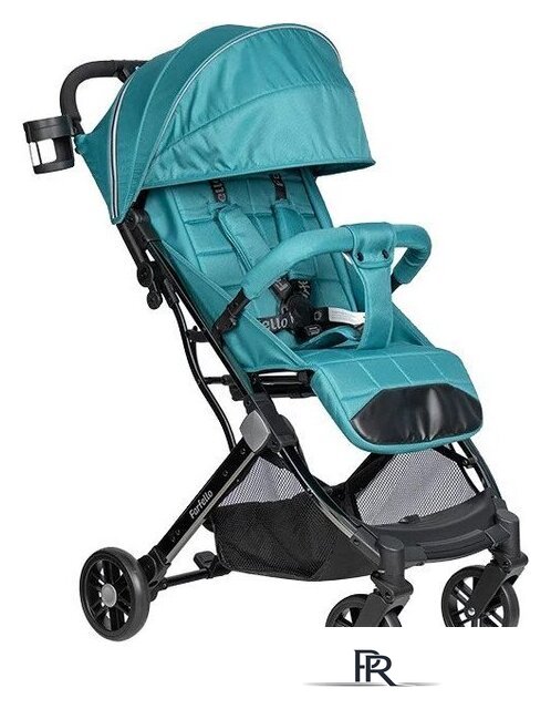Коляска прогулочная «книга» Farfello Comfy Go Comfort CG-307 (аквамарин/черный хром) - Изображение №1 — Интернет-магазин ПроЗаказ
