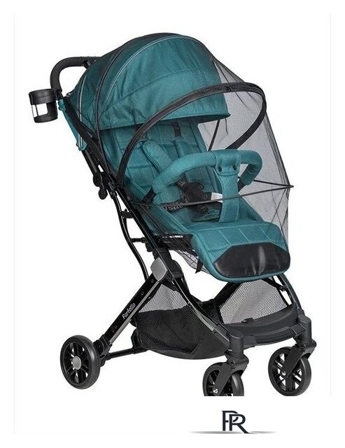 Коляска прогулочная «книга» Farfello Comfy Go Comfort CG-307 (аквамарин/черный хром) - Изображение №2 — Интернет-магазин ПроЗаказ