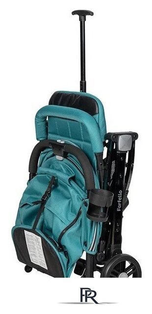 Коляска прогулочная «книга» Farfello Comfy Go Comfort CG-307 (аквамарин/черный хром) - Изображение №7 — Интернет-магазин ПроЗаказ