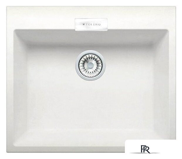 Кухонная мойка Polygran Tolero 580 (белый хлопок) - Изображение №1 — Интернет-магазин ПроЗаказ