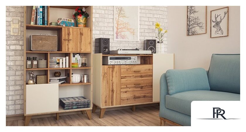 Тумба Неман мебель Сканди МН-036-01 (дуб вотан-белый) - Изображение №11 — Интернет-магазин ПроЗаказ