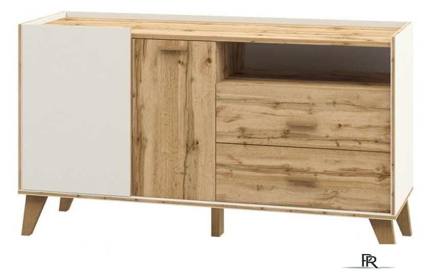 Тумба Неман мебель Сканди МН-036-01 (дуб вотан-белый) - Изображение №1 — Интернет-магазин ПроЗаказ