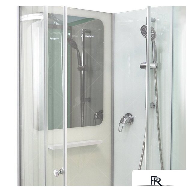 Душевая кабина RGW AN-208 381320800-12 100x100 (хром-матовый/прозрачное стекло) - Изображение №9 — Интернет-магазин ПроЗаказ