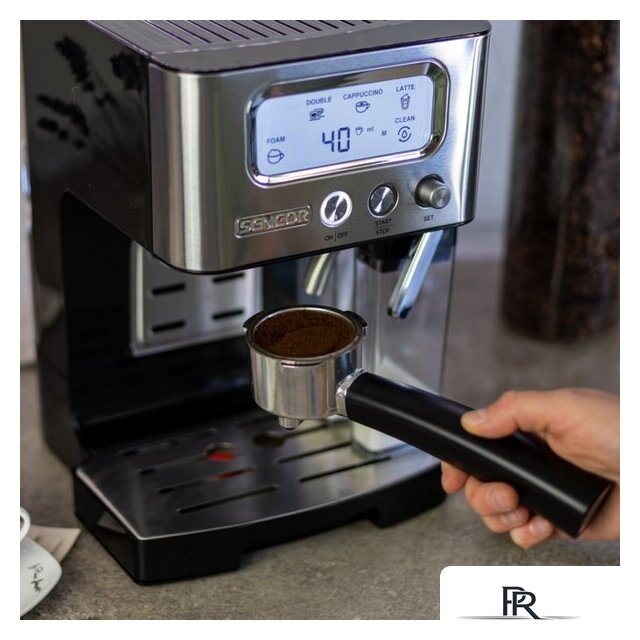 Рожковая кофеварка Sencor SES 4090 SS - Изображение №10 — Интернет-магазин ПроЗаказ