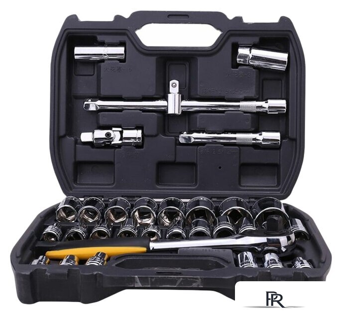 Набор трещотка с головками Deli DL1032 (32 предмета) - Изображение №1 — Интернет-магазин ПроЗаказ