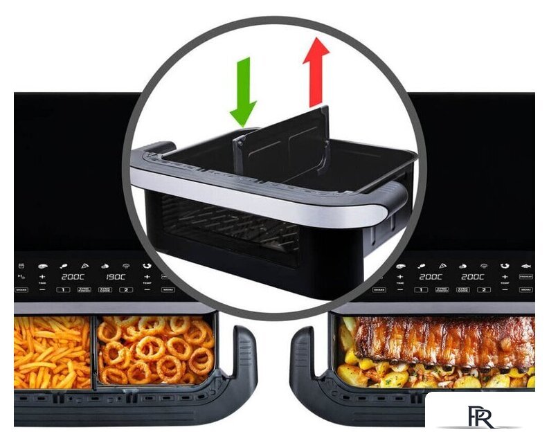 Аэрогриль (аэрофритюрница) Tesla Electronics AirCook FlexiZone Q570 XXL - Изображение №10 — Интернет-магазин ПроЗаказ