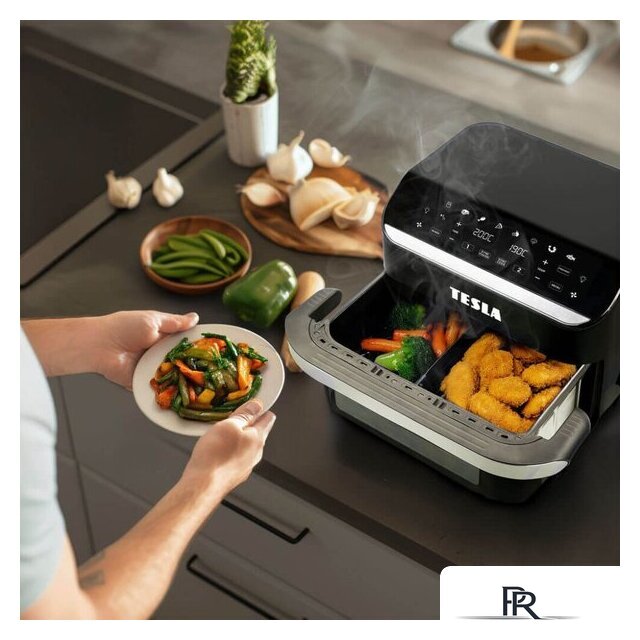 Аэрогриль (аэрофритюрница) Tesla Electronics AirCook FlexiZone Q570 XXL - Изображение №12 — Интернет-магазин ПроЗаказ