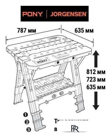 Верстак Pony Jorgensen 60P - Изображение №7 — Интернет-магазин ПроЗаказ