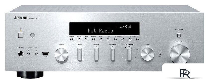 Сетевой ресивер Yamaha R-N600A (серебристый) - Изображение №1 — Интернет-магазин ПроЗаказ