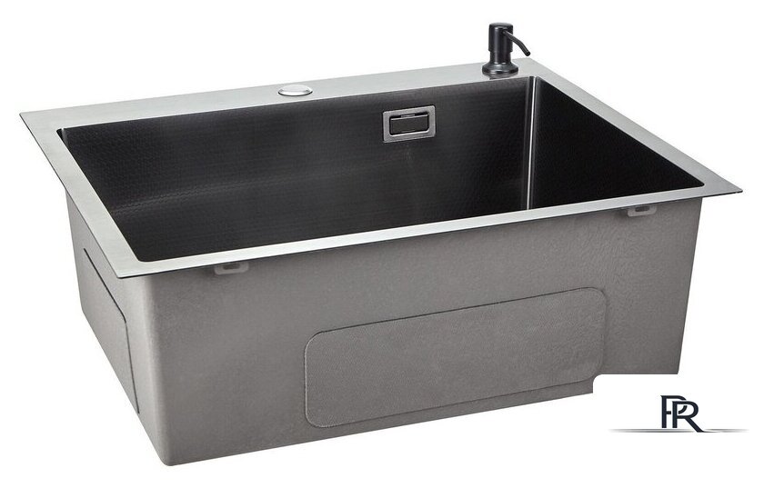Кухонная мойка Stellar Decor S7050NB-D (нано черный) - Изображение №7 — Интернет-магазин ПроЗаказ