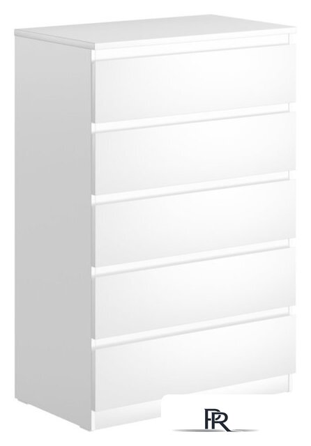 Комод Mio Tesoro Мальта 5 ящиков 80x121 2.05.02.090.1 (белый) - Изображение №1 — Интернет-магазин ПроЗаказ