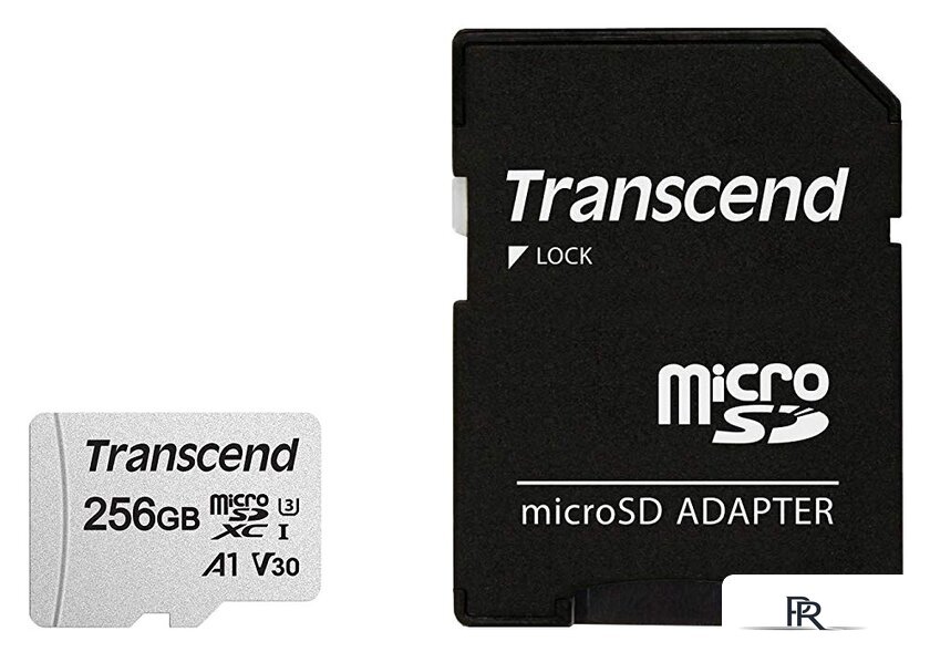 Карта памяти Transcend microSDXC 300S 256GB (с адаптером) - Изображение №1 — Интернет-магазин ПроЗаказ